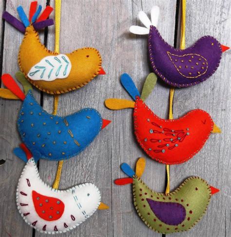 Summer Birds Felt Craft Kit By Corinne Lapierre