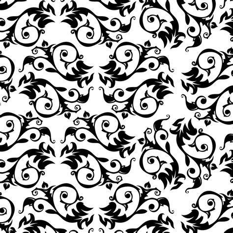 Free Download European Background Of Black And White Pattern Vector