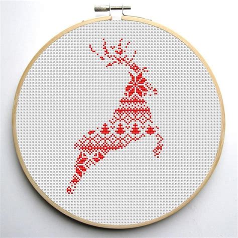 nordic reindeer cross stitch pattern craftsy cross stitch fabric cross stitch cross stitch