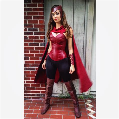 My Scarlet Witch Cosplay Scarlet Witch Cosplay Scarlet Witch Costume Halloween Outfits