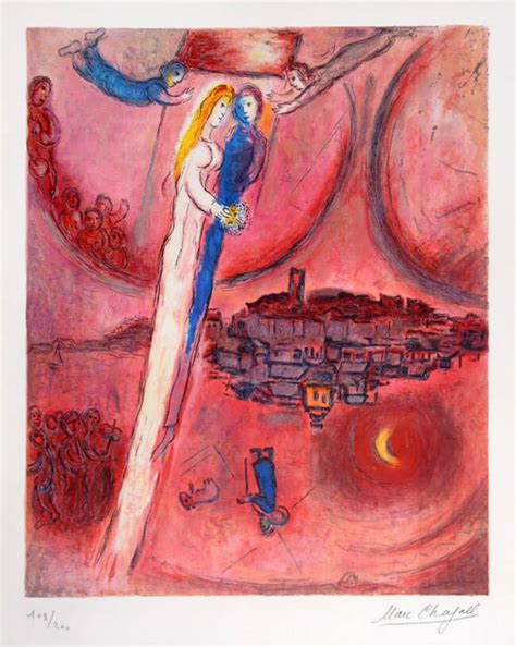 marc chagall le cantique des cantiques the song of songs 1975 lithograph s i
