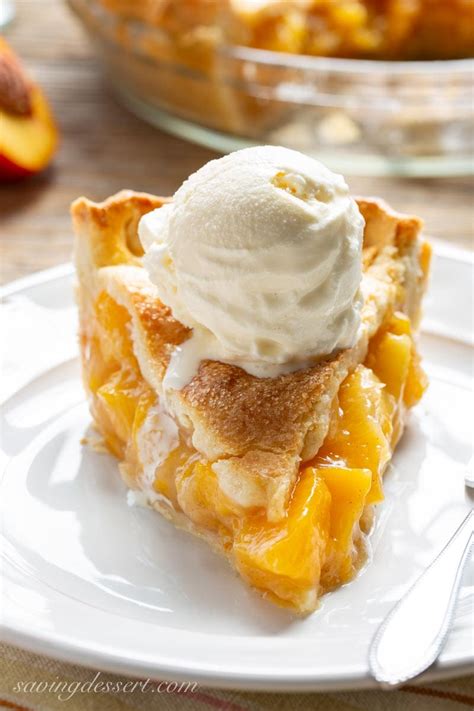 Fresh Peach Pie - Saving Room for Dessert | Fresh peach pie, Peach pie ...