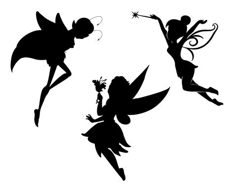 10 Best Printable Fairy Silhouette Pdf For Free At Printablee
