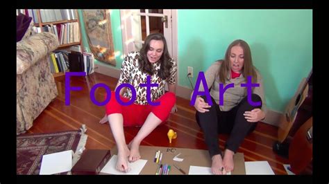 Foot Art Challenge Youtube