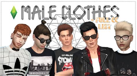 Sims 4 Male Cc Clothes Folder Krbda