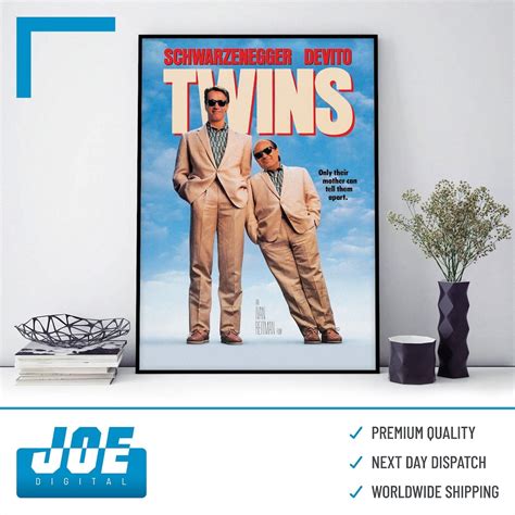 1988 Twins Movie Film Poster Print A3 A4 A5 Home Etsy