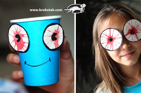 Krokotak How To Make Scary Eyes For Easy Decoration
