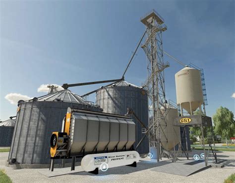 Gsi Dry Corn Production Placeable V1000 Ls22 Farming Simulator 22