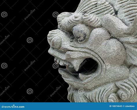 Dragon Head Stone Statue Stock Image Image Of China 18074645