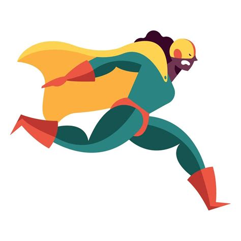 Female Superhero Action Pose 11176560 Vector Art At Vecteezy