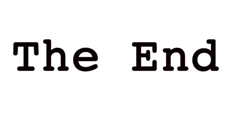 Crime Fiction Collective The End