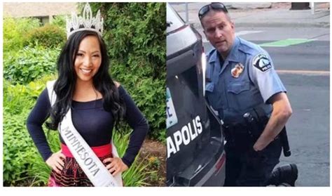 Kellie chauvin in 2018 when she was vying for the title of mrs. Beauty Queen Wife of Minneapolis Cop Derek Chauvin Files ...
