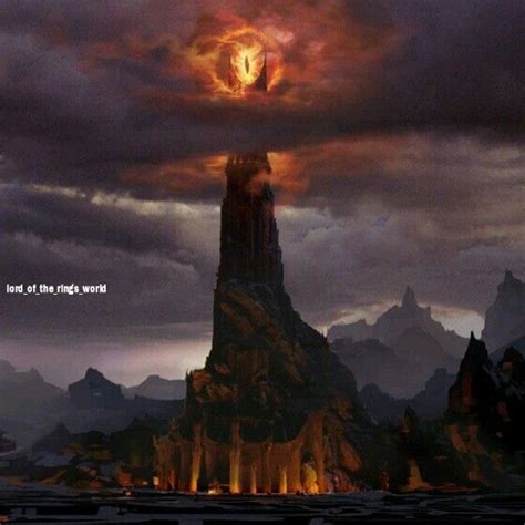 Sauron Orthanc Baraddur Tower Lotr Trilogy Twotowers Tolkien
