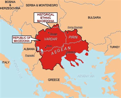 41°50′n 22°00′e / 41.833°n 22.000°e, bordering kosovo and serbia to the north, bulgaria to the east, greece to the south and albania to the west. Macedonia - Maps