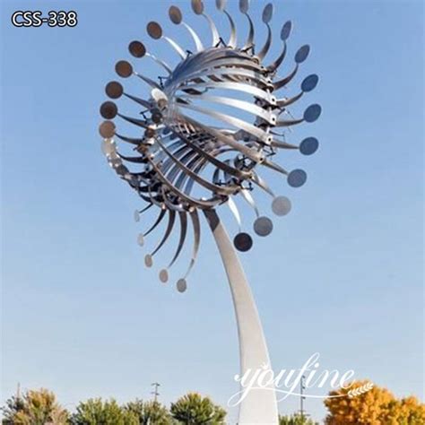 Outdoor Metal Wind Sculptures Kinetic Art Youfine Sculpture