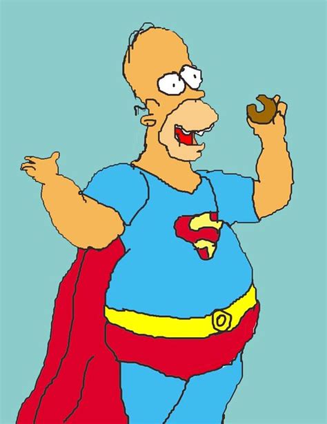 Homer Simpson As Superman Flickr Photo Sharing