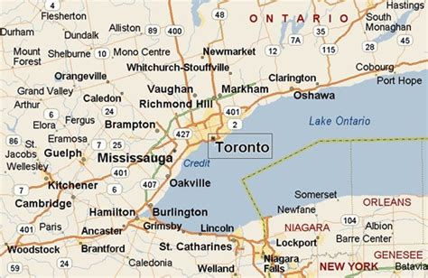 Toronto Ontario Area Map And More