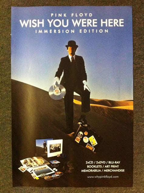 Pink Floyd Wish You Were Here Version 2 Promotional Poster Ebay