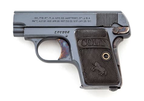 Colt Model 1908 Vest Pocket Semi Automatic Pistol