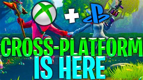 Fortnite Cross Play Is Happening Now Ps4 And Xbox One Cross Platform
