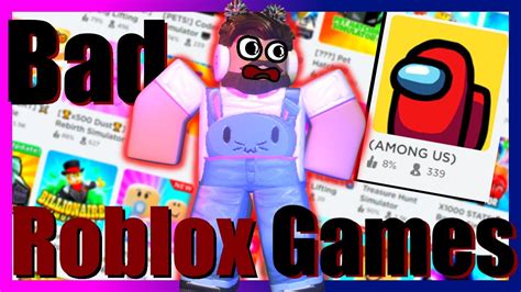 Bad Roblox Games Youtube