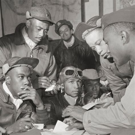 Tuskegee Airmen Photo 1945 Wwii Historical Pix