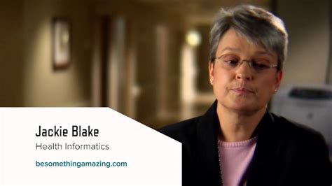 Career Spotlight Jackie Blake Health Informatics Youtube