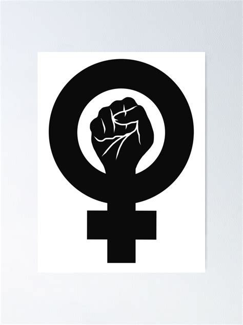 The first 'wave' of the feminist movement observed in the 1800s and early 1900s concentrated on women's suffrage, equal property rights, parenting rights, rights related to marriage, and their right. "Feminist Symbol" Poster by GoodbyeDolly | Redbubble