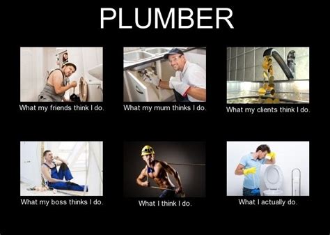 Plumber Meme What I Think I Do Plumber Plumber Humor Plumbing Humor