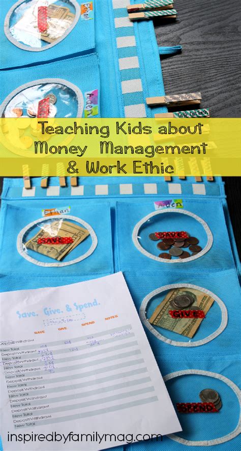 Teaching Kids About Money Management And Work Ethic Money Smart Kids