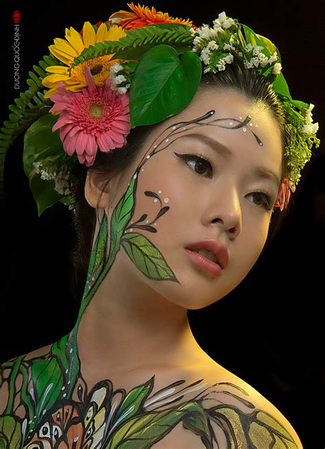 Painting Body Art By Duong Quoc Dinh Photographer Duong Quoc Dinh