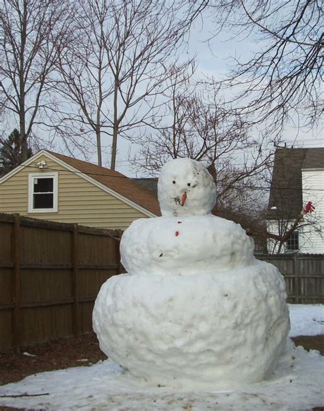 Picture Of The Week Great Big Snowman