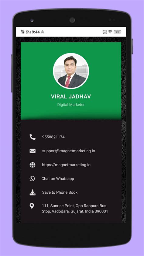 Business card maker is a great tool for creating business cards on the screen of your mobile gadget. Digital Business Card Maker App by Make My vCard for ...