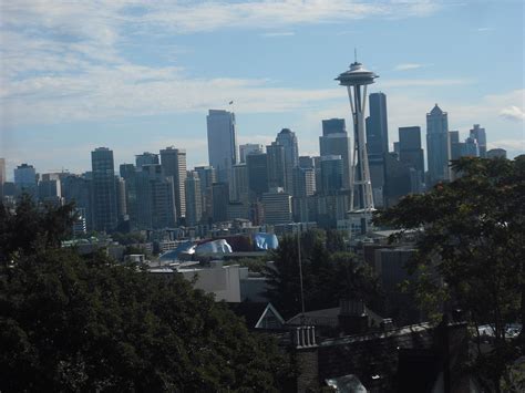 Seattle Downtown Viewed From Queen Anne Seattle Skyline Skyline