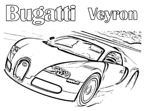 Bugatti Coloring Pages Coloring Home