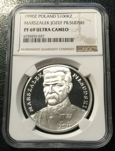 Poland 100000 Zlotych 1990 Silver Proof Coin Ngc Pf 69 Uc Jozef