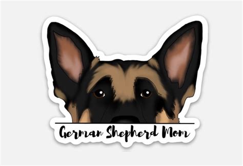 German Shepherd Sticker German Shepherd Decal German Etsy German