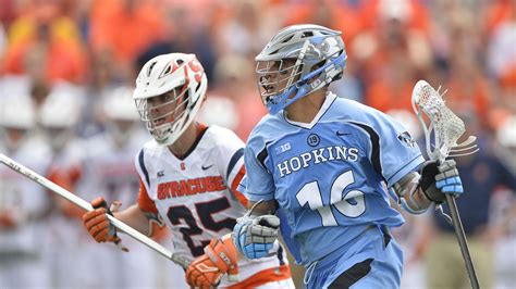 Syracuse Lacrosse Previewing The Johns Hopkins Blue Jays Troy Nunes