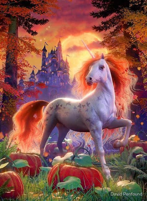 Unicorn Of The Harvest Moon Pumpkins By David Penfound Redbubble