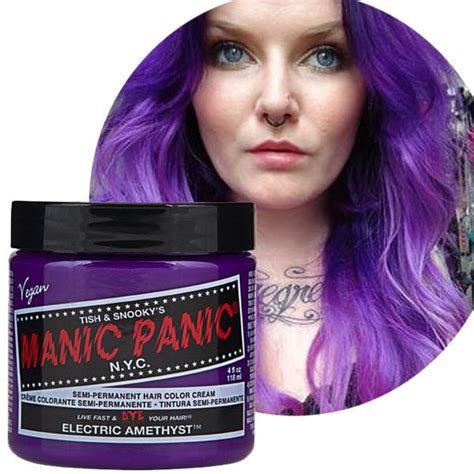 Manic Panic Electric Amethyst Aka Option 1 For New Hair Health And
