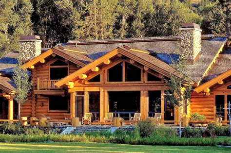 Traditional Style Log Homes Log Homes Custom Canada Cabin Bc Pioneer Meantime Designed Built