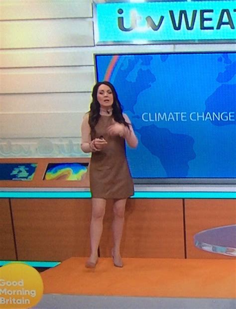 Pin By Tim Reeve On Laura Tobin Weather Girl Leather Dress Good