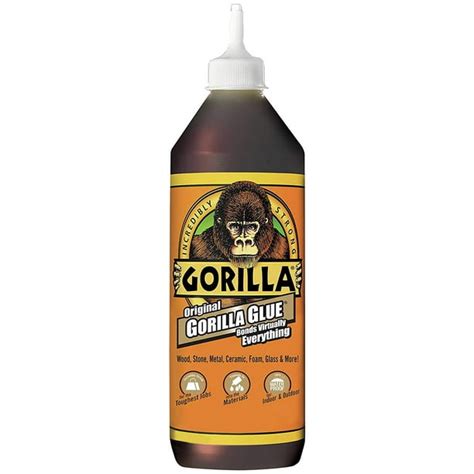 Gorilla Original Gorilla Glue Waterproof Polyurethane Glue 36 Ounce