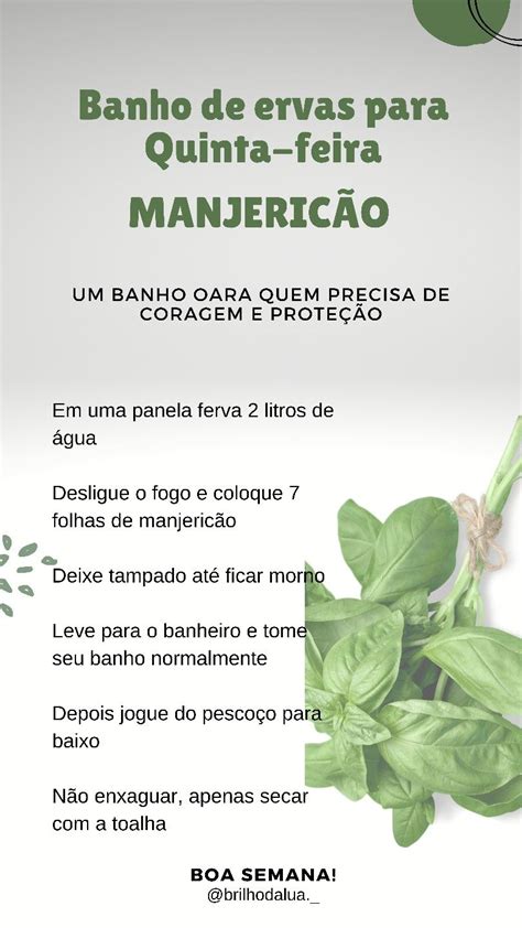 Banho De Ervas Quinta Feira Ervas Ervas Curativas Banho De Ervas