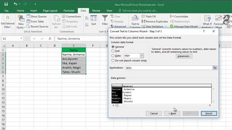 How To Split Comma Separated Values Into Columns In Excel Youtube