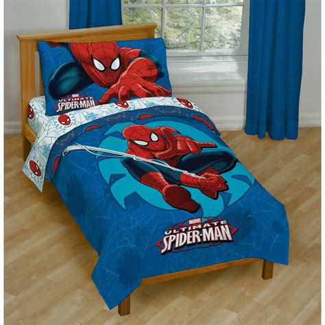 Spiderman metropolis single duvet cover set reversible childrens bedding. Marvel Spiderman Toddler Bedding Set & Reviews | Wayfair