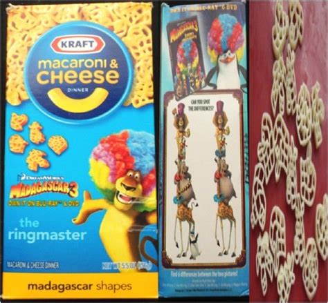 Kraft Macaroni And Cheese Inspired By The Films Madagascar And Flickr