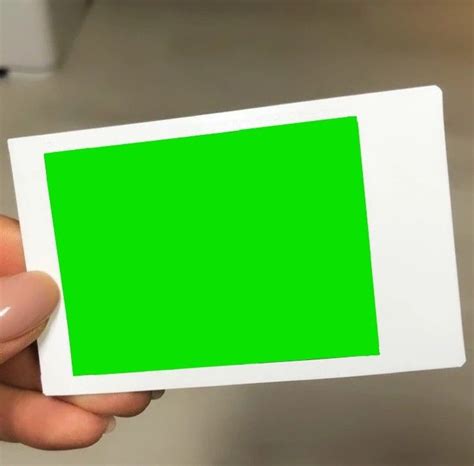 Greenscreen Overlay Polaroid Frame Greenscreen Instagram Frame Template Polaroid Frame