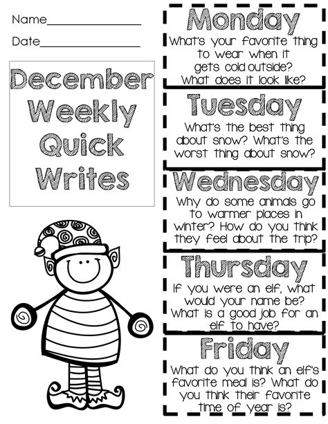 Writing Prompts For First Grader