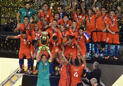 The copa américa is south america's major tournament in senior men's soccer and determines the continental champion. Chile wins Copa America for second consecutive year